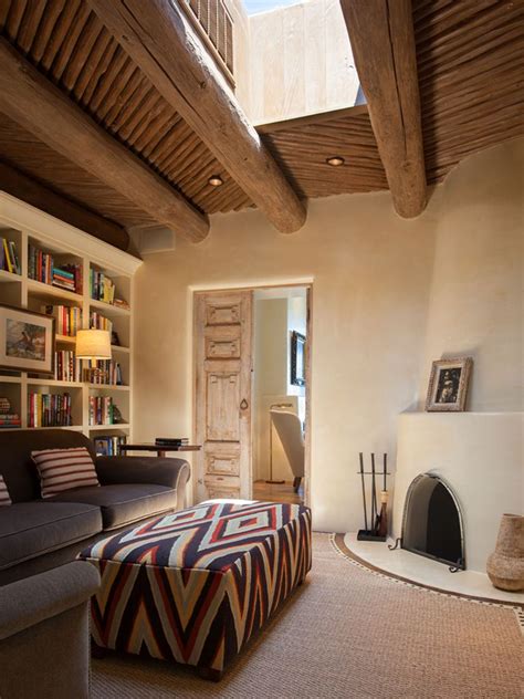 Santa Fe New Mexico Adobe Home Southwestern Decorating Ideas