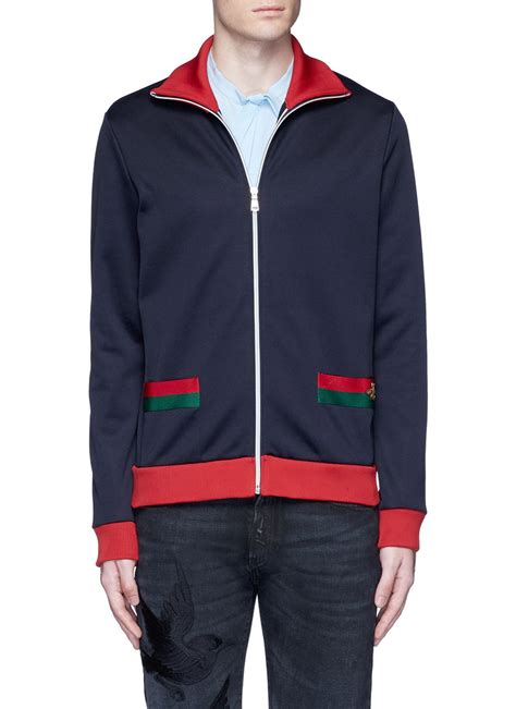 Gucci Bee Embroidery Track Jacket Modesens