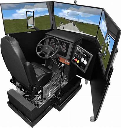 Simulator Truck Driving Driver Controls Simulation Training
