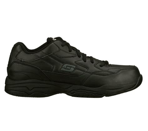 The firm polyurethane frame stabilizing the foot can make most people feel secure enough to. Skechers Black shoes Memory Foam Work Men's Comfort Casual ...