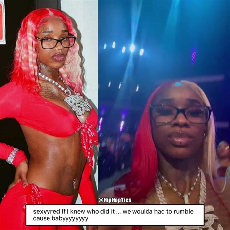 Hip Hop Ties On Twitter Sexyy Red Calls Out Woman Who Walked Passed Her And Farted At The Bet