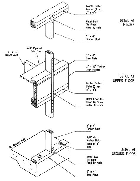 Figure C 4 Timber Construction Detailed Drawings Carpentry