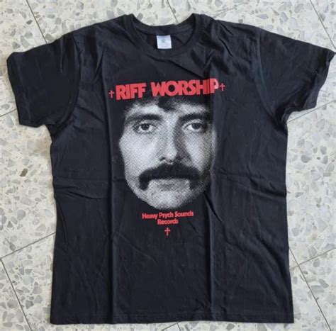 Tony Iommi Black Sabbath Tee T Shirt Heavy Psych Sounds Records L Large