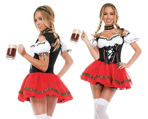 Oktoberfest Outfit Sexy Dirndl German Carnival Costume Waitress