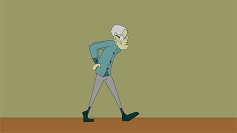 An Old Man Walking Animation By Mariya14 On Deviantart