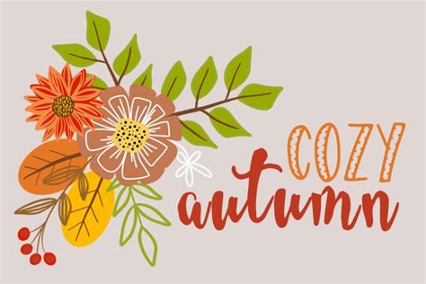 free 40 cozy autumn graphics by thehungryjpeg autumn cozy printable wall