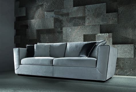 Pepper velvet from american hustle. Three-seater sofa on a frame of natural wood Lambert ...