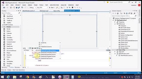 How To Bind Datagrid With Sql Server In Wpf Youtube