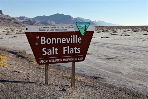 Smooth bike for the chilled out. Entry to the Bonneville Salt Flats, Utah | Bonneville salt ...