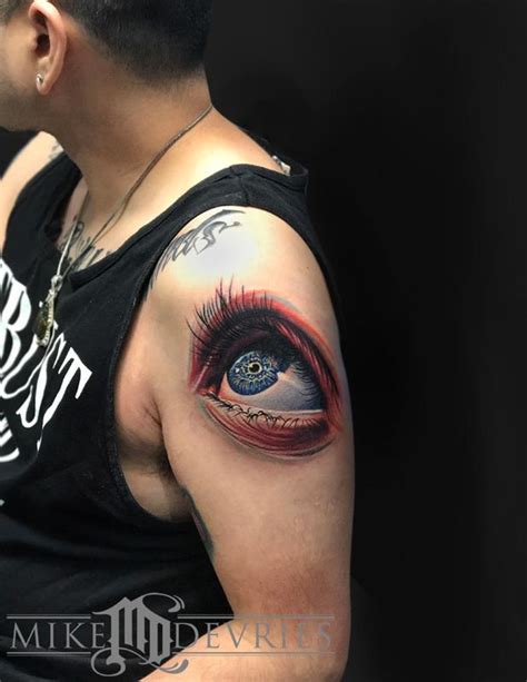 Eye Tattoo By Mike Devries Tattoonow