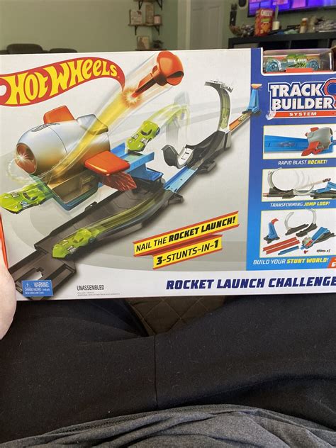 Hot Wheels Flk60 Track Builder Rocket Launch Challenge Playset For Sale Online Ebay