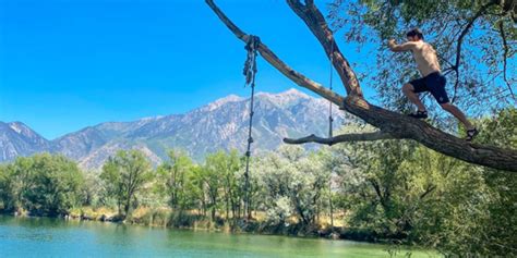 Mona Rope Swing Utahs Best Swimming Hole