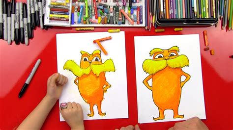 How To Draw The Lorax Giveaway Art For Kids Hub