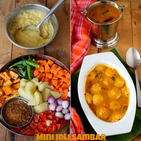 Hotel Style Mini Idli Sambar Perfect Healthy South Indian Vegetarian Breakfast Fare Bit