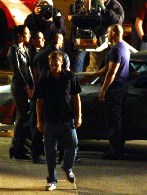 Holding positions at the perimeter. Fast & Furious 4 Filming (2009)