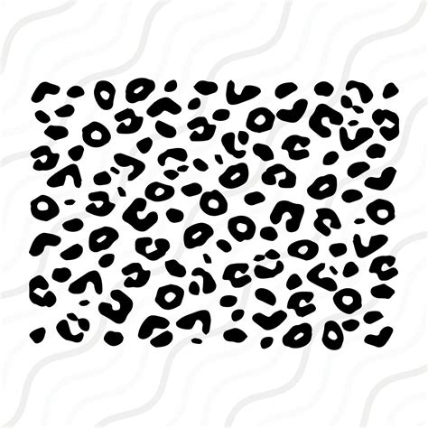 Leopard Print SVG Animal Print svg Leopard Spots SVG Cut | Etsy