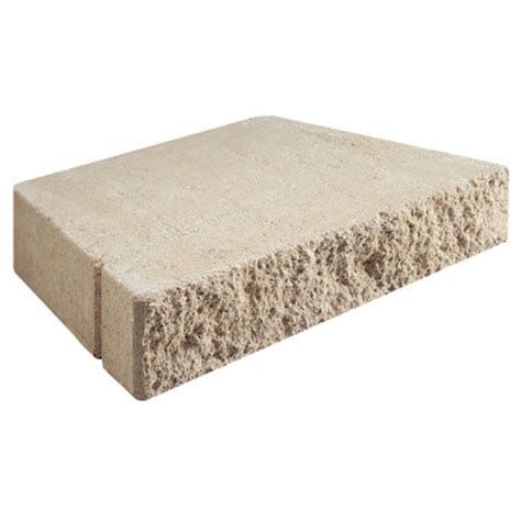 Oldcastle Diamond 3 in. x 17 in. Tan Concrete Retaining Wall Cap