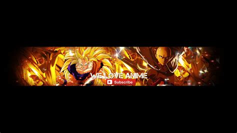 Youtube Banner Template Anime Is Youtube Banner Template