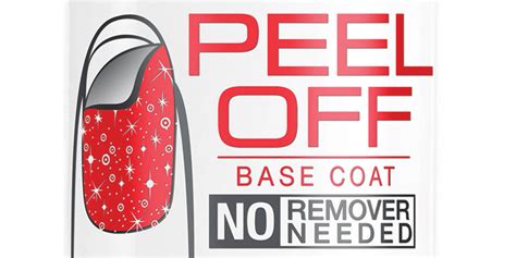 We've all been waiting to get our hands on it! Peel Off Base Coat - Removes glitter nail polish