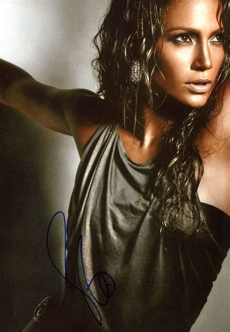Jennifer Lopez Autograph Signed Photograph Par Lopez Jennifer