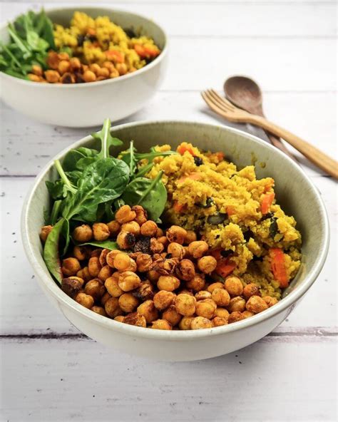 Moroccan Cauliflower Rice Buddha Bowl Sarahs Vegan Guide