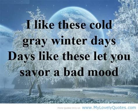 Cold Winter Quotes Quotesgram