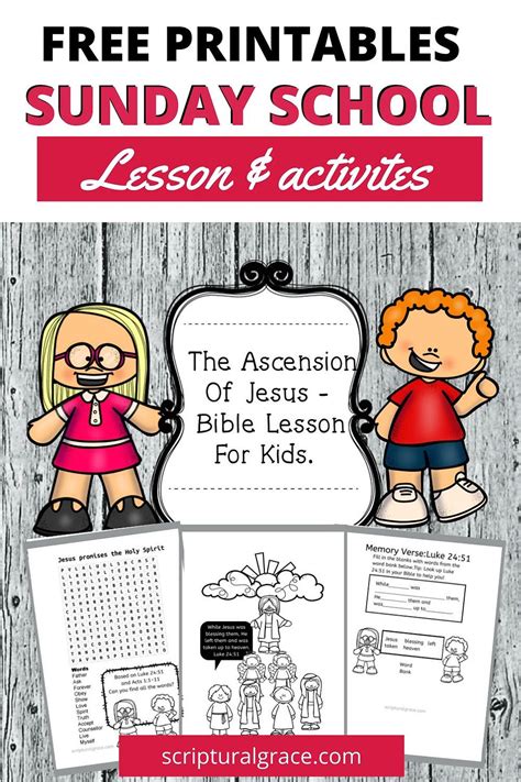 The Ascension Of Jesus Bible Lesson For Kids