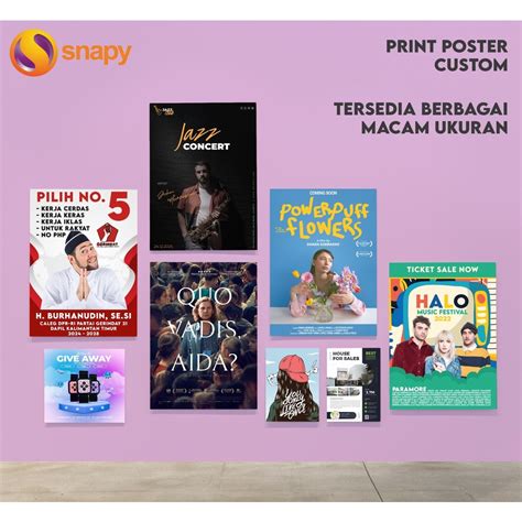 Jual Snapy Cetak Poster A3 Art Carton Art Paper Shopee Indonesia