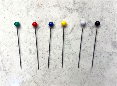 Ball Head Straight Pins For Sewing And Crafts 75 Pins 1 Etsy