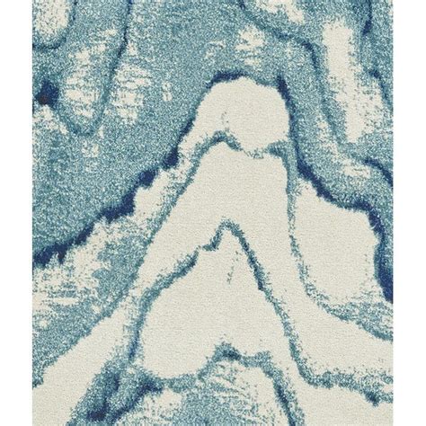 Stuart Abstract Blue Area Rug With Images Area Rugs Blue Area Rugs