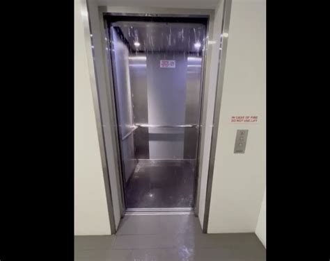Water Pours Into Kallang Elevator And Begins To Flood Hallway Poses Danger To Residents