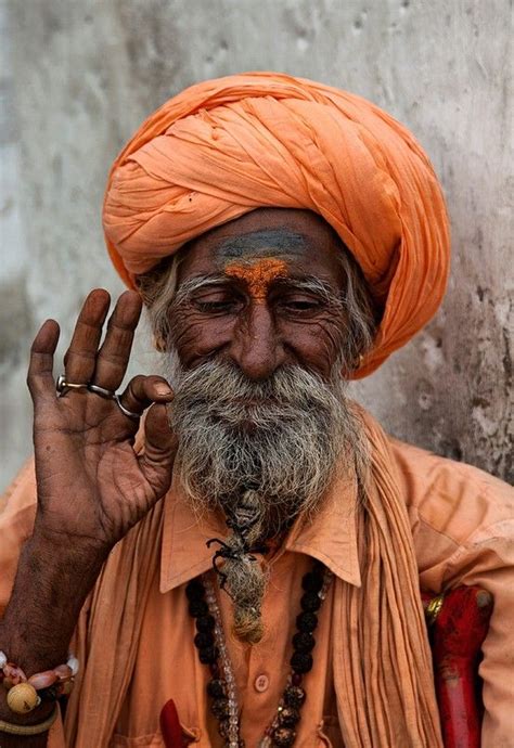 Orange Old Man People Around The World People Of The