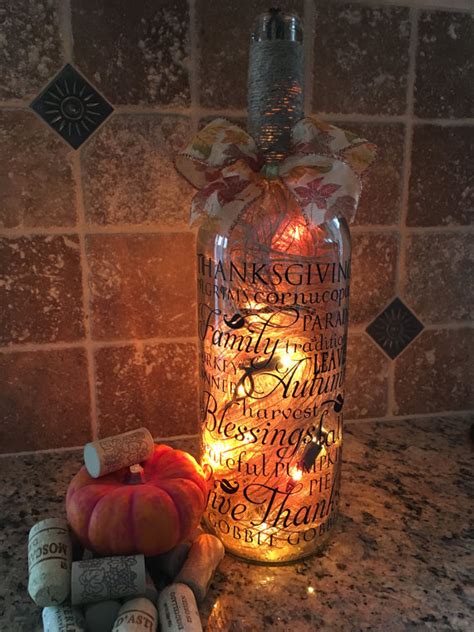 7 Fall Wine Bottle Project Ideas How To Make A Bottle Lamp