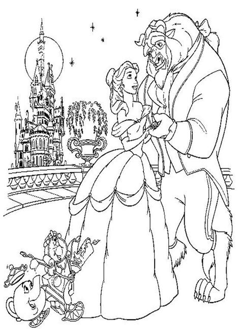 Beauty and the beast coloring pages. Beauty and The Beast | Coloring pages | Pinterest | Beast