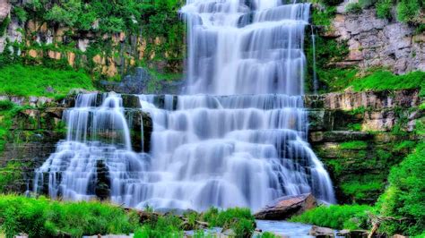 Nature High Resolution Waterfall Wallpaper Bmp Winkle