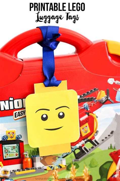 Just edit the happy holidays! or happy birthday. Printable LEGO Luggage Gift Tags - Printable Crush