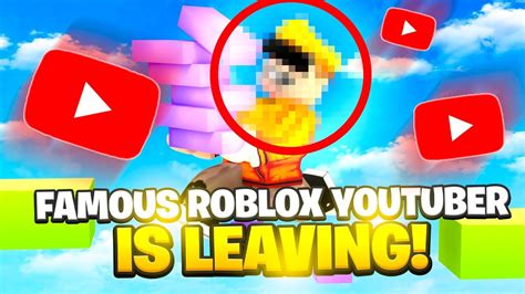 The Most Popular Roblox Youtuber Wants To Leave For Good Youtube