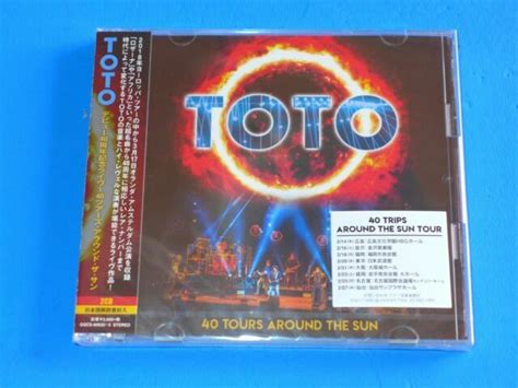 Toto Debut 40th Anniversary Live 40 Tours Around The Sun Very Good Cd