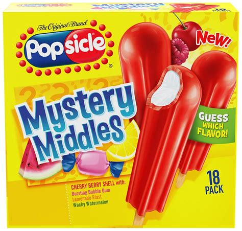 Popsicle Mystery Middles Cherry Berry Shell Ice Pops Shop Ice Cream