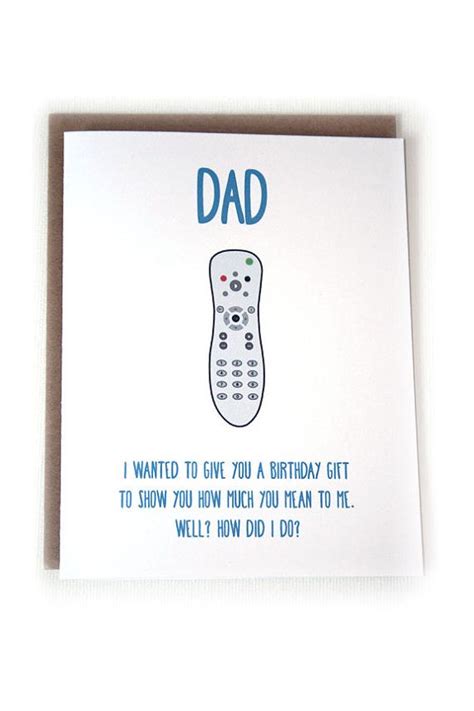 Funny Birthday Card For Dad By Diggsstudio 450 Dad Birthday Card