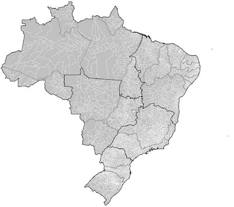 Professor Wladimir Geografia Mapa Da Divis O Municipal No Brasil