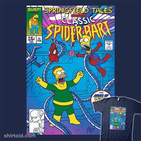 Spider Bart Vs Dohc Ock In 2022 Comics Marvel Comic Books Fandom Tshirts