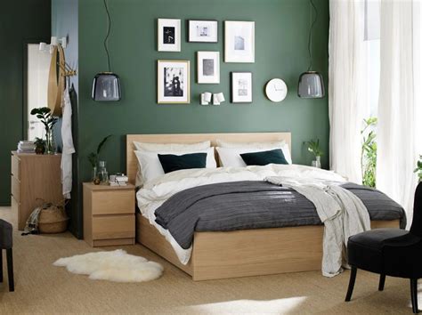 Pittura moderna a nessuna cornice foto camera da letto di sfondo da appendere muro decor uk. IKEA camere da letto: il catalogo 2020