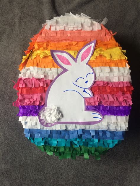 Easter Piñata Easter Bunny Rabbit Egg Piñata Full Size Fast Etsy