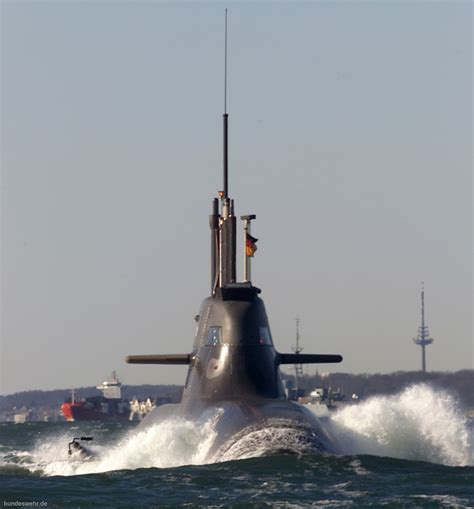 Type 212a Class Submarine German Navy Deutsche Marine