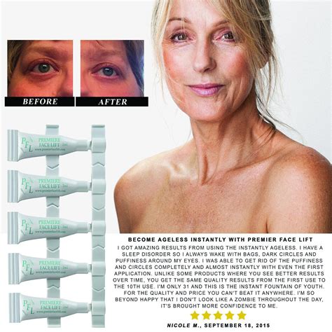 Become Ageless Instantly With Premier Face Lift 5 Vials 10ml Total