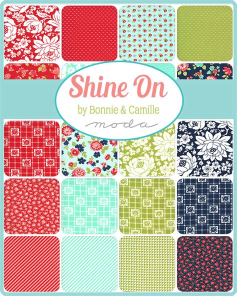 Moda Shine On Charm Pack By Bonnie And Camille 55210pp Emerald City Fabrics