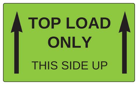 Scale to the desired size. Top Load Only - This Side Up Label - Label Templates ...