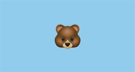 🐻 Bear Emoji On Apple Ios 113