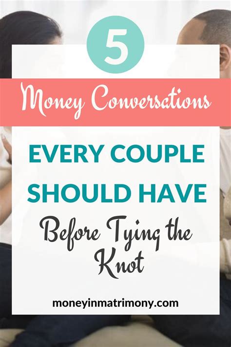 5 Money Conversations Every Couple Should Have Before Tying The Knot